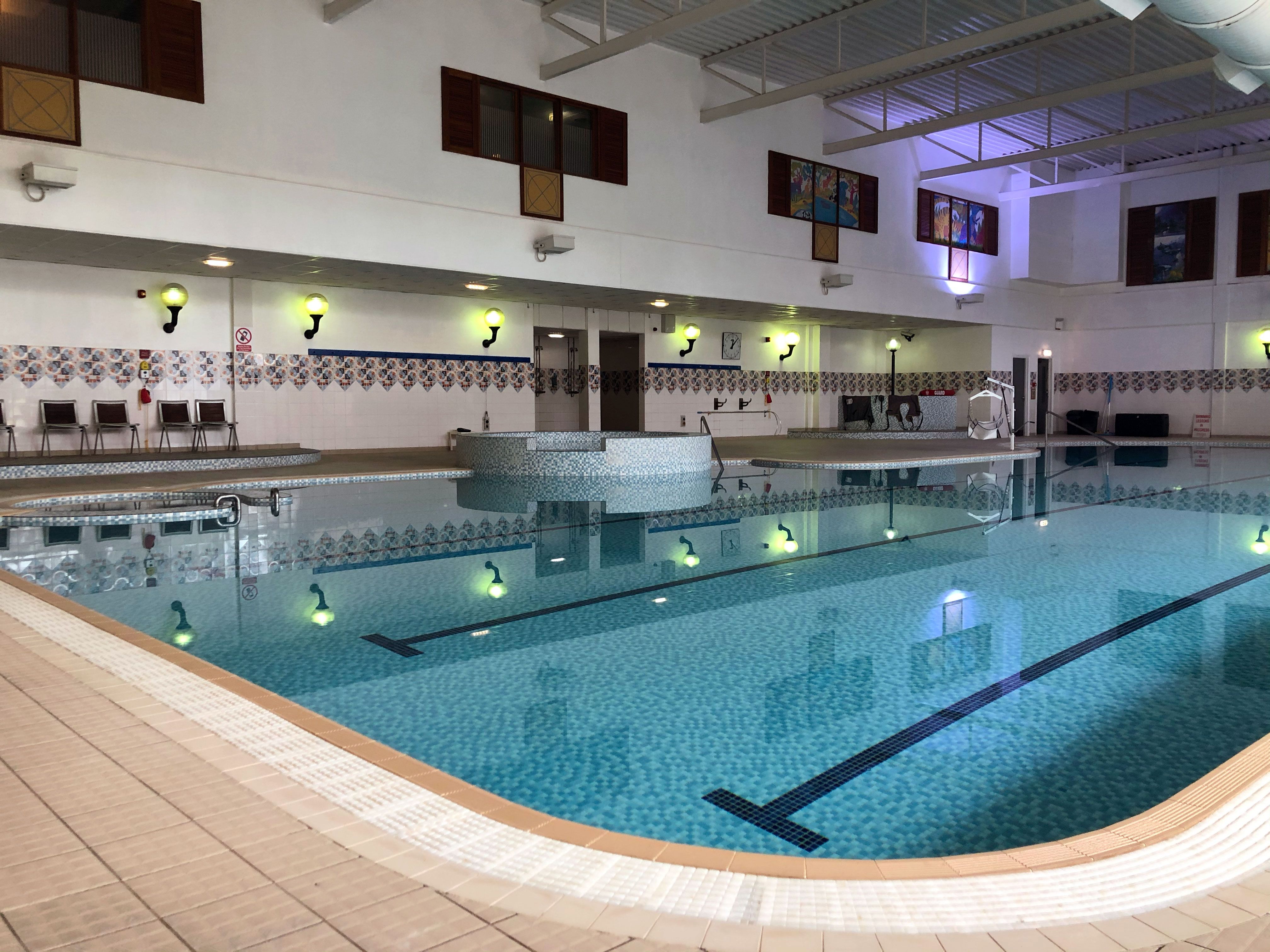 Empty swimming pool