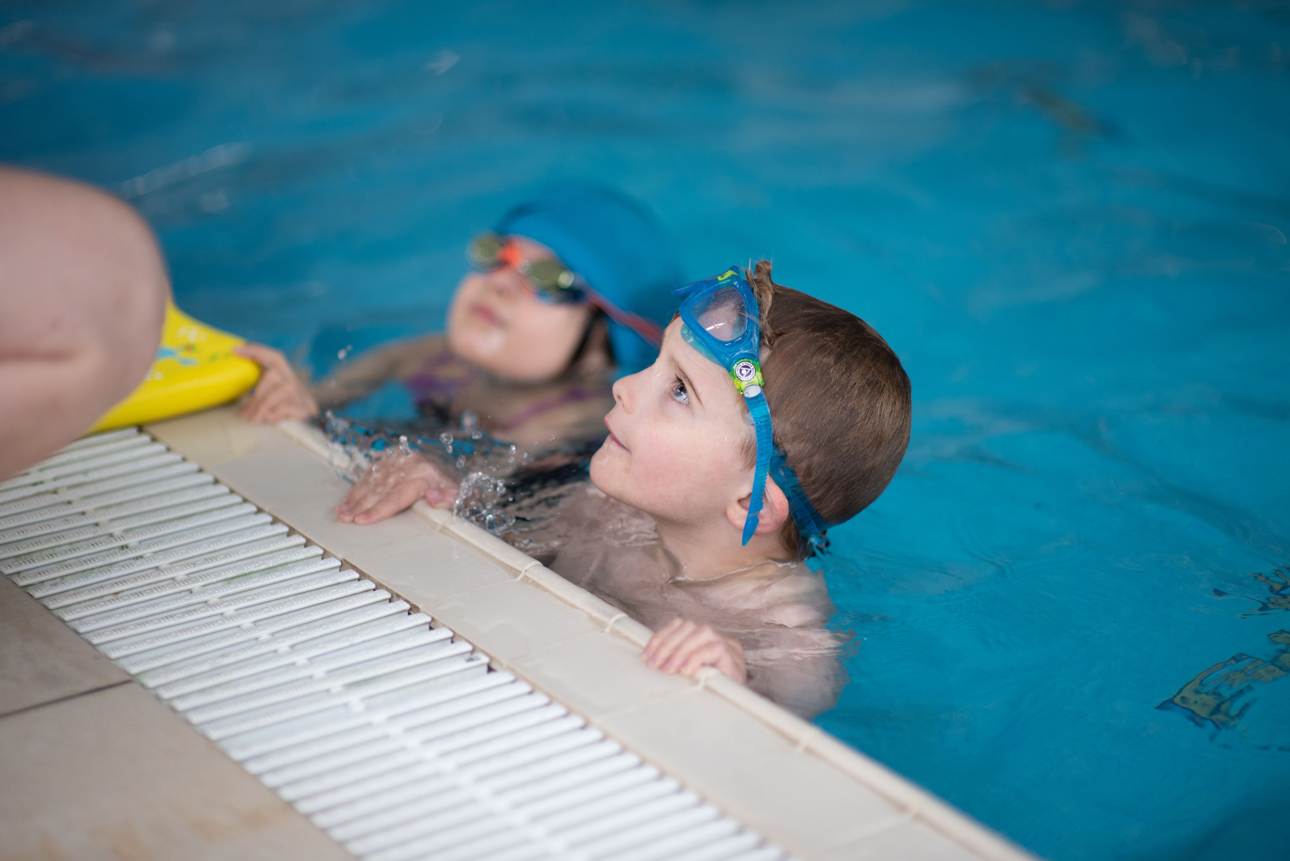 Children listening to instructor